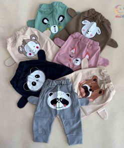 شلوار گوشدار نخی پنبه
