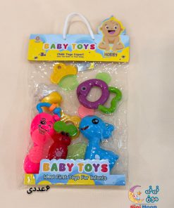 جغجغه چند عددی baby toys - تصویر 3
